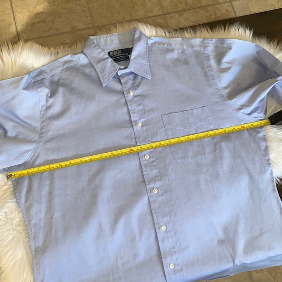 Polo by Ralph Lauren Andrew button down long sleeve Shirt Neck Size 17 - Picture 6 of 9